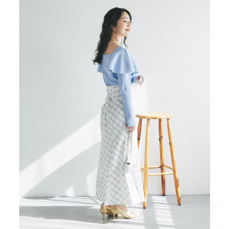 【La boutique BonBon】ラッフルフリルニット | PAL GROUP OUTLET | 詳細画像26 