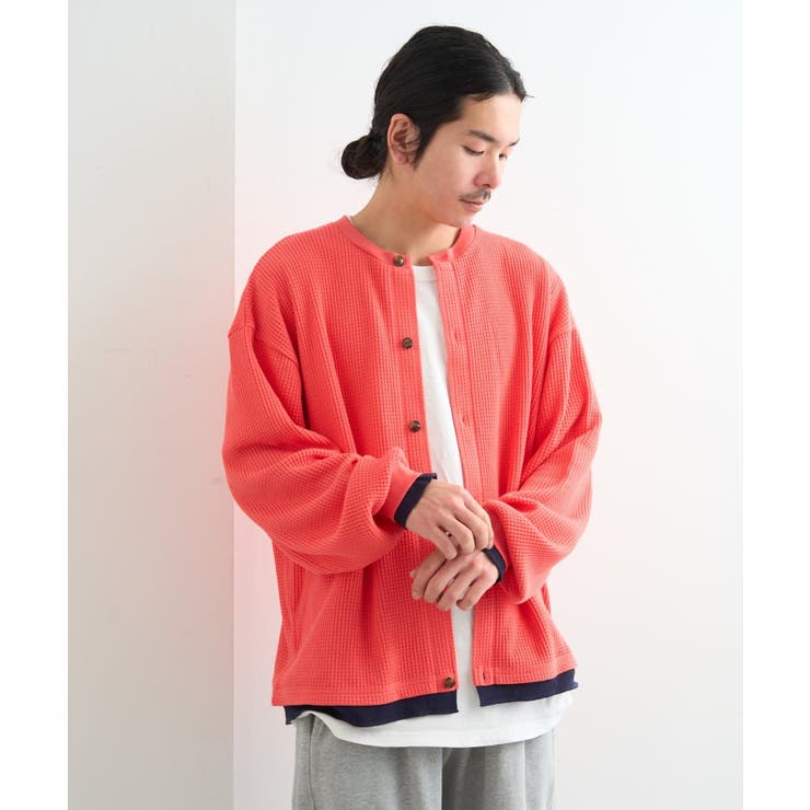 【Kastane】BM ワッフルフェイクレイヤードカーディガン | PAL GROUP OUTLET | 詳細画像20 