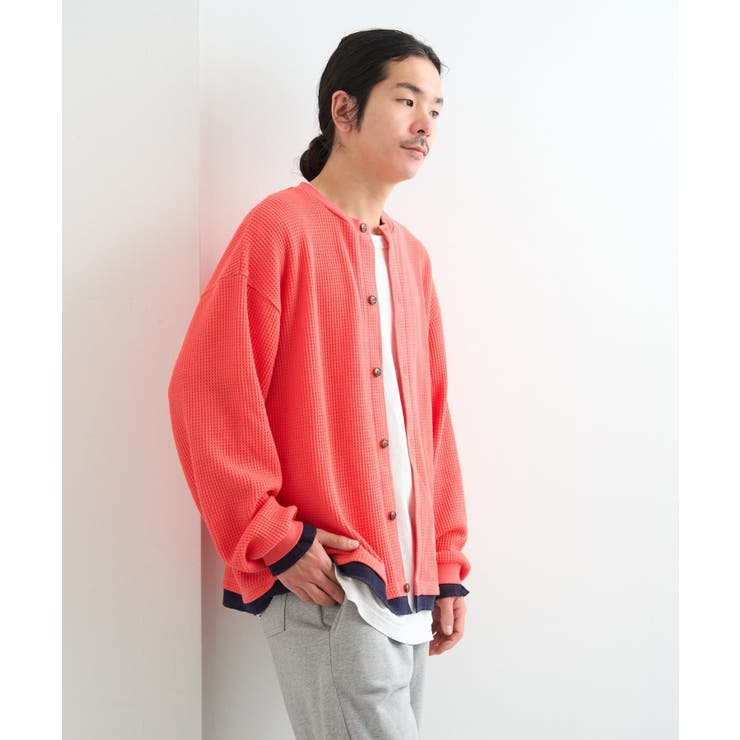 【Kastane】BM ワッフルフェイクレイヤードカーディガン | PAL GROUP OUTLET | 詳細画像21 
