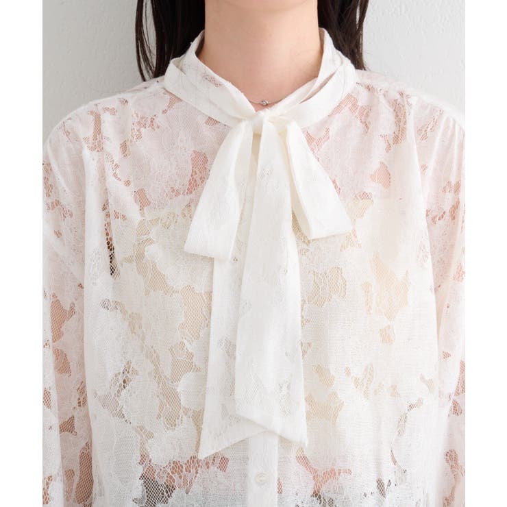 【Kastane】B レースボウタイブラウス | PAL GROUP OUTLET | 詳細画像19 