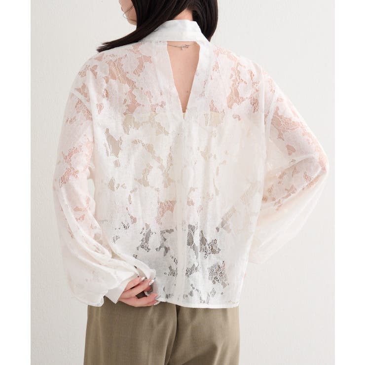 【Kastane】B レースボウタイブラウス | PAL GROUP OUTLET | 詳細画像4 