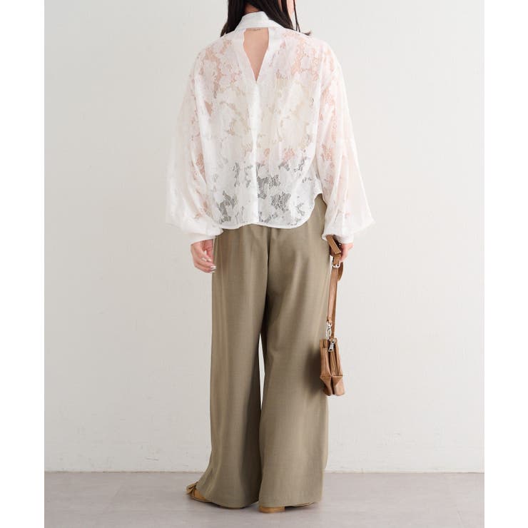 【Kastane】B レースボウタイブラウス | PAL GROUP OUTLET | 詳細画像7 