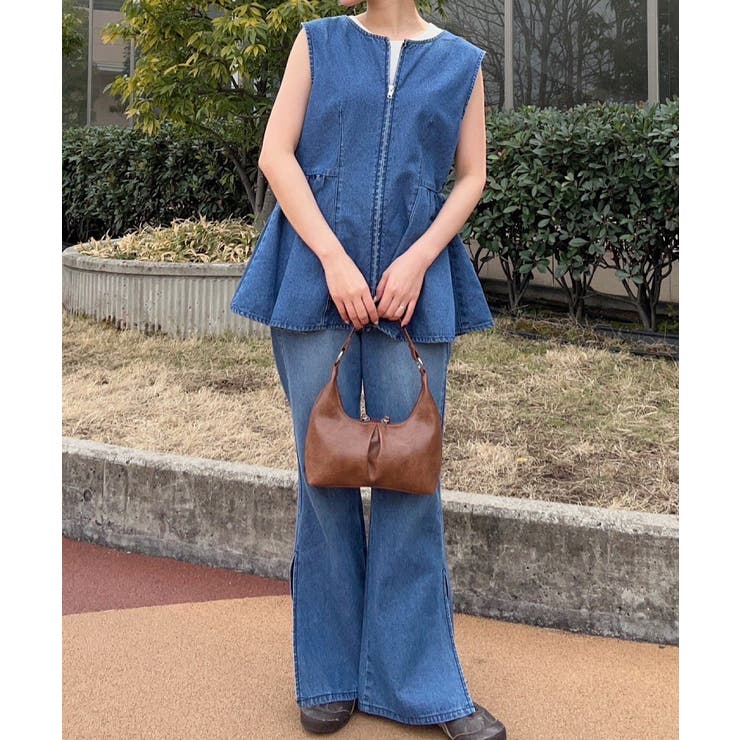 【Kastane】B デニムペプラムビスチェ | PAL GROUP OUTLET | 詳細画像9 