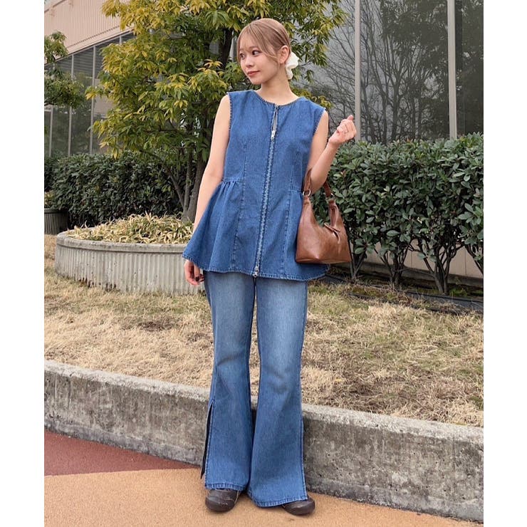 【Kastane】B デニムペプラムビスチェ | PAL GROUP OUTLET | 詳細画像10 