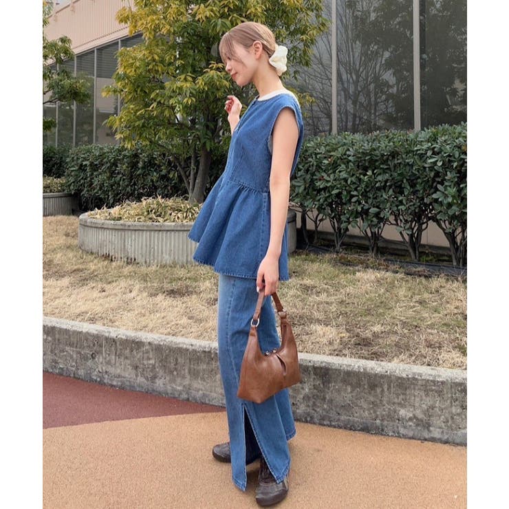 【Kastane】B デニムペプラムビスチェ | PAL GROUP OUTLET | 詳細画像11 
