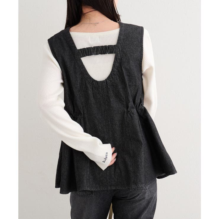 【Kastane】B デニムペプラムビスチェ | PAL GROUP OUTLET | 詳細画像16 