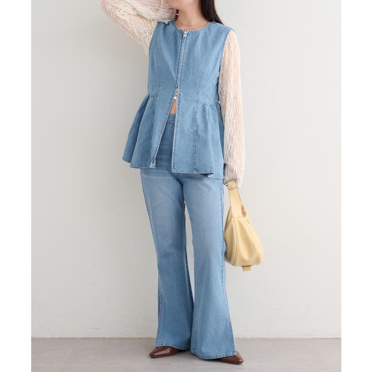 【Kastane】B デニムペプラムビスチェ | PAL GROUP OUTLET | 詳細画像6 