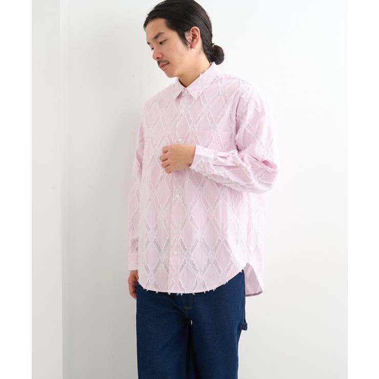 【Kastane】BM ストライプラウンドシャツ SS | PAL GROUP OUTLET | 詳細画像17 