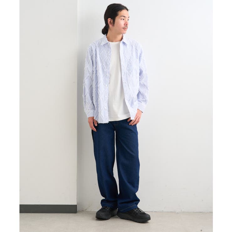 【Kastane】BM ストライプラウンドシャツ SS | PAL GROUP OUTLET | 詳細画像5 