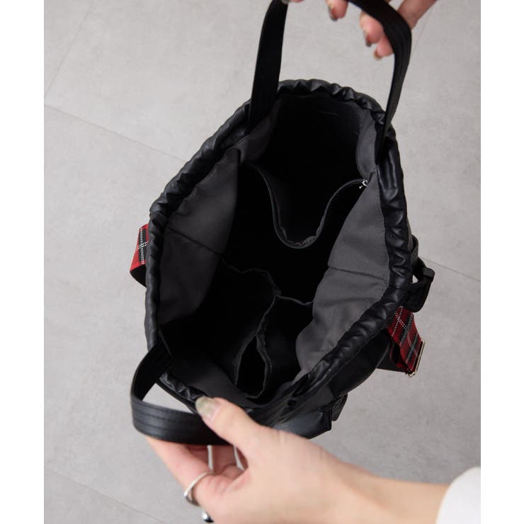 【ear PAPILLONNER】アウトポケット巾着ショルダー | PAL GROUP OUTLET | 詳細画像12 