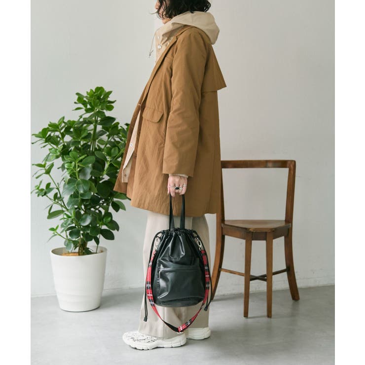 【ear PAPILLONNER】アウトポケット巾着ショルダー | PAL GROUP OUTLET | 詳細画像25 