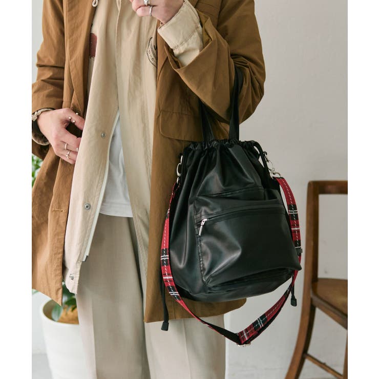 【ear PAPILLONNER】アウトポケット巾着ショルダー | PAL GROUP OUTLET | 詳細画像28 