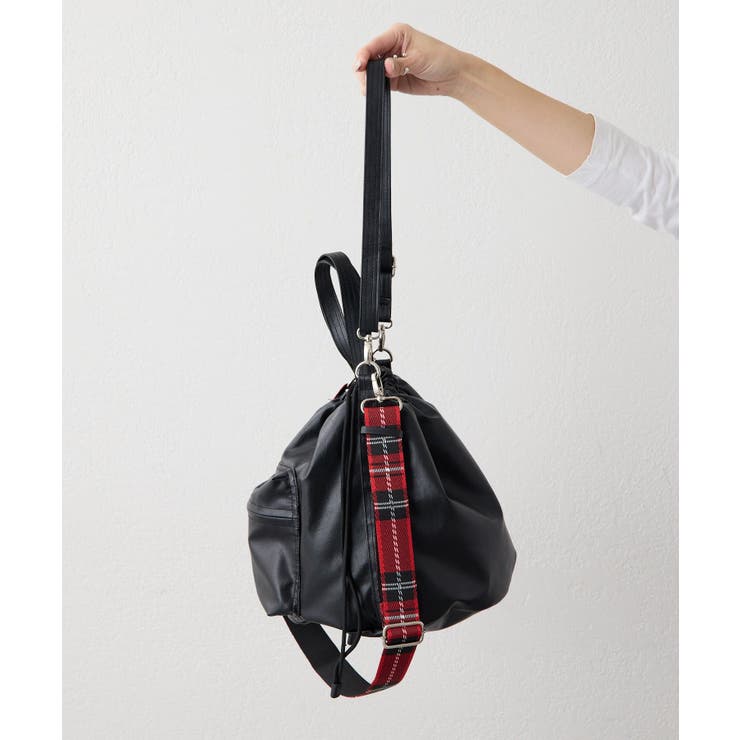 【ear PAPILLONNER】アウトポケット巾着ショルダー | PAL GROUP OUTLET | 詳細画像3 