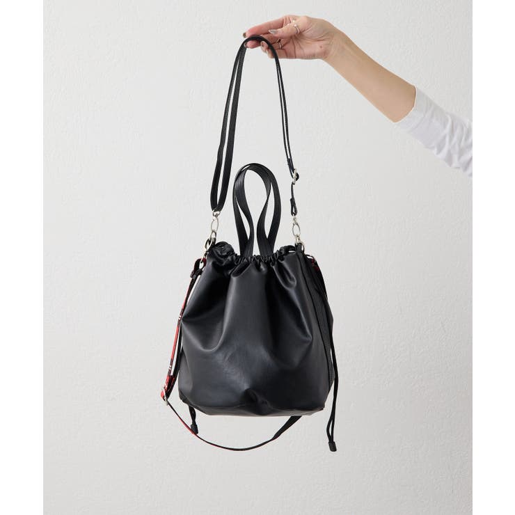 【ear PAPILLONNER】アウトポケット巾着ショルダー | PAL GROUP OUTLET | 詳細画像4 