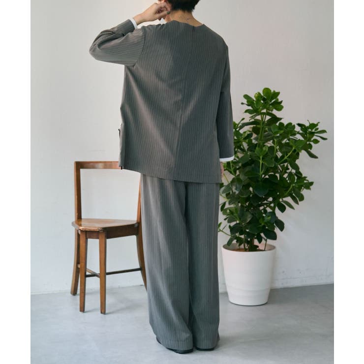 【ear PAPILLONNER】ピンストライプトップス【SUM1 STYLE】 | PAL GROUP OUTLET | 詳細画像9 