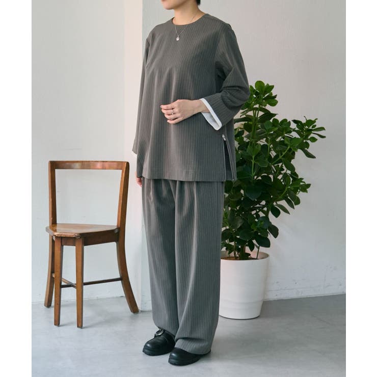 【ear PAPILLONNER】ピンストライプトップス【SUM1 STYLE】 | PAL GROUP OUTLET | 詳細画像6 