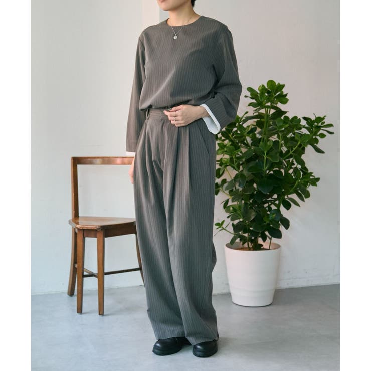 【ear PAPILLONNER】ピンストライプパンツ【SUM1 STYLE】 | PAL GROUP OUTLET | 詳細画像10 