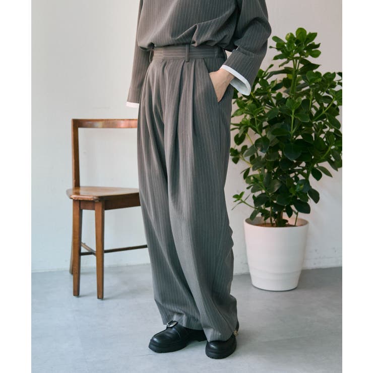 【ear PAPILLONNER】ピンストライプパンツ【SUM1 STYLE】 | PAL GROUP OUTLET | 詳細画像5 