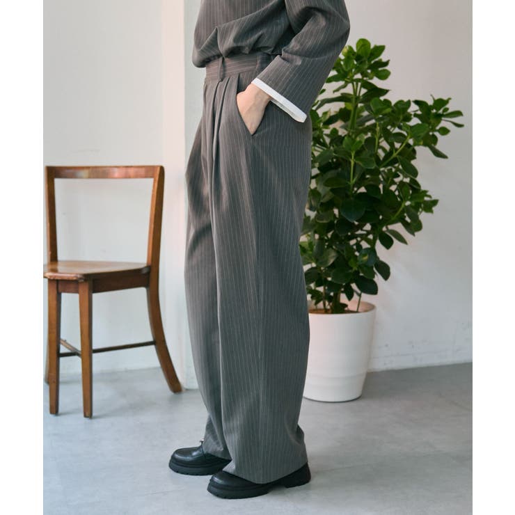 【ear PAPILLONNER】ピンストライプパンツ【SUM1 STYLE】 | PAL GROUP OUTLET | 詳細画像6 