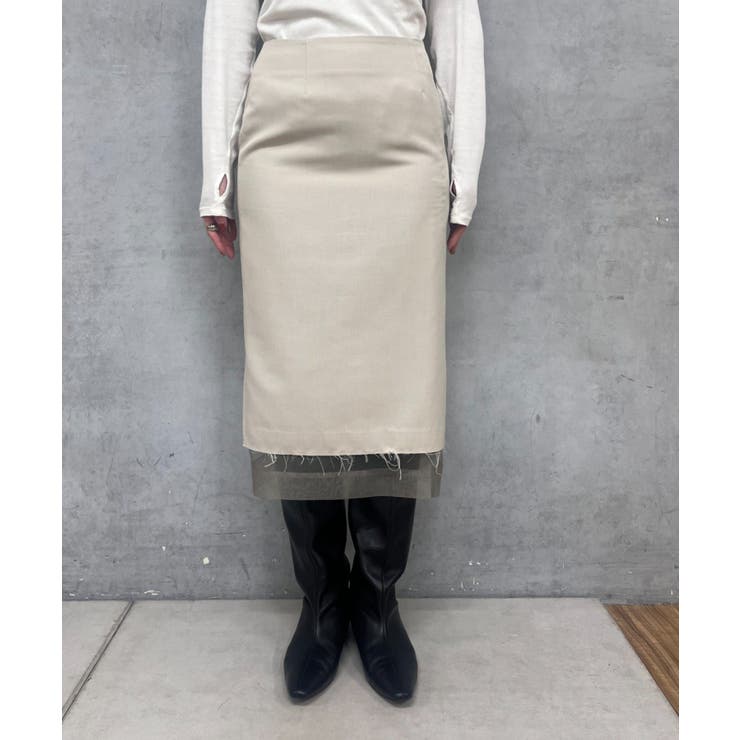 【SHENERY】4WAYダブルレイヤードスカート | PAL GROUP OUTLET | 詳細画像9 