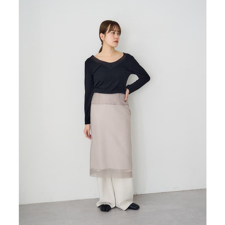 【SHENERY】4WAYダブルレイヤードスカート | PAL GROUP OUTLET | 詳細画像1 