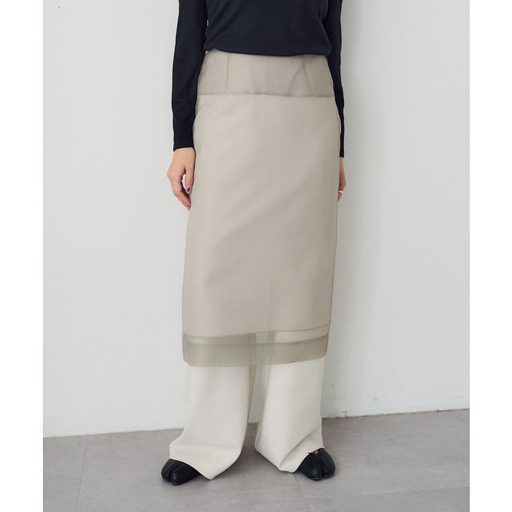 【SHENERY】4WAYダブルレイヤードスカート | PAL GROUP OUTLET | 詳細画像4 