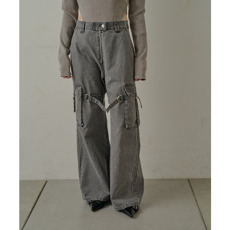 【mline】ベルトデニムパンツ | PAL GROUP OUTLET | 詳細画像3 