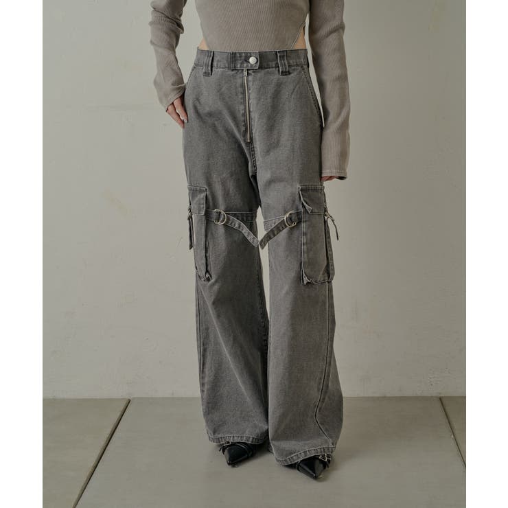 【mline】ベルトデニムパンツ | PAL GROUP OUTLET | 詳細画像4 