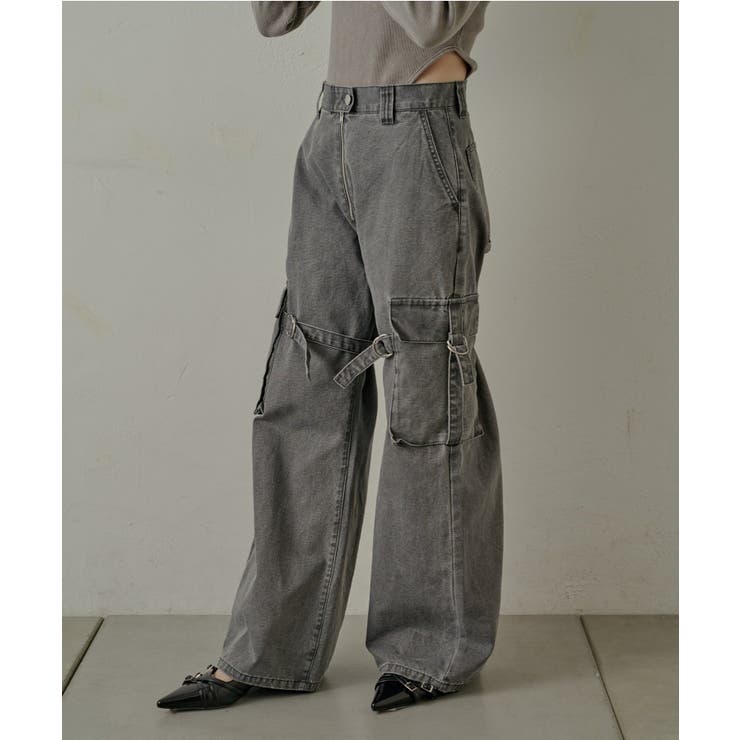 【mline】ベルトデニムパンツ | PAL GROUP OUTLET | 詳細画像5 