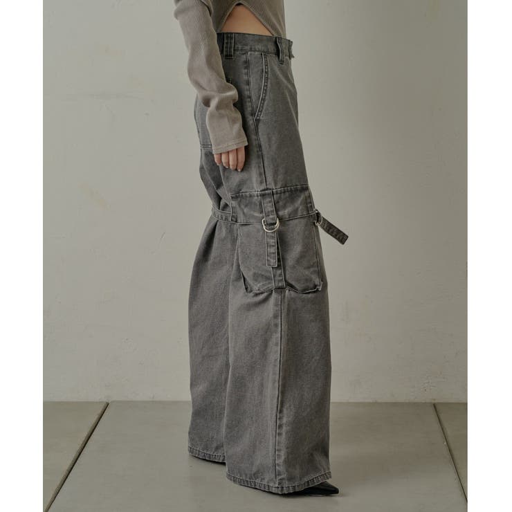 【mline】ベルトデニムパンツ | PAL GROUP OUTLET | 詳細画像8 