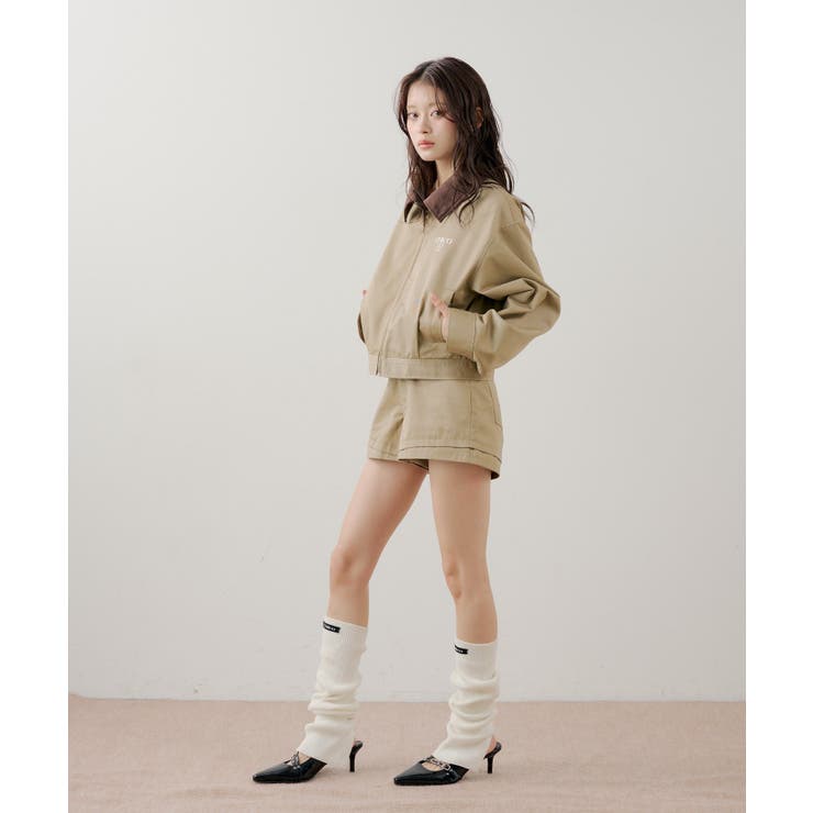 【Chico】衿配色ZIPジャケット | PAL GROUP OUTLET | 詳細画像1 