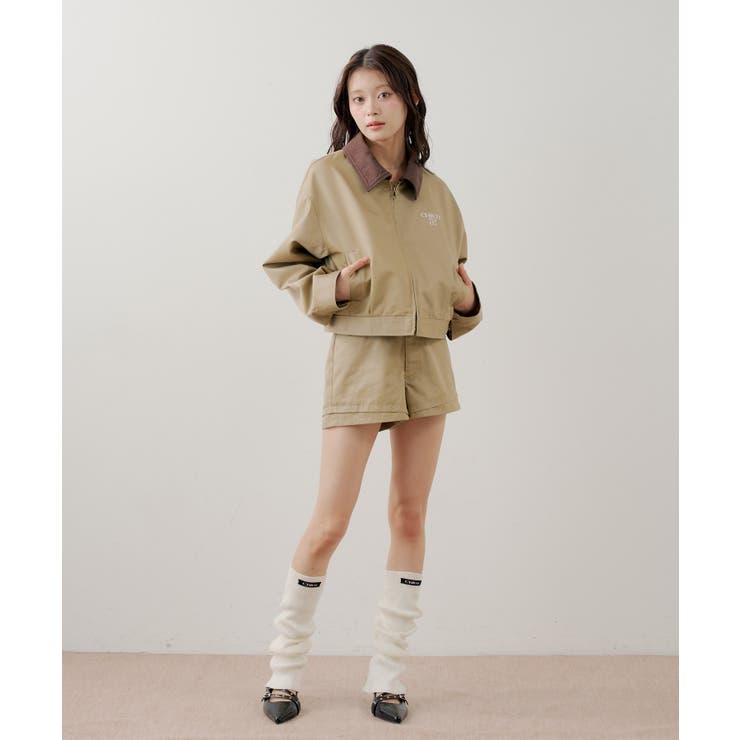 【Chico】衿配色ZIPジャケット | PAL GROUP OUTLET | 詳細画像3 