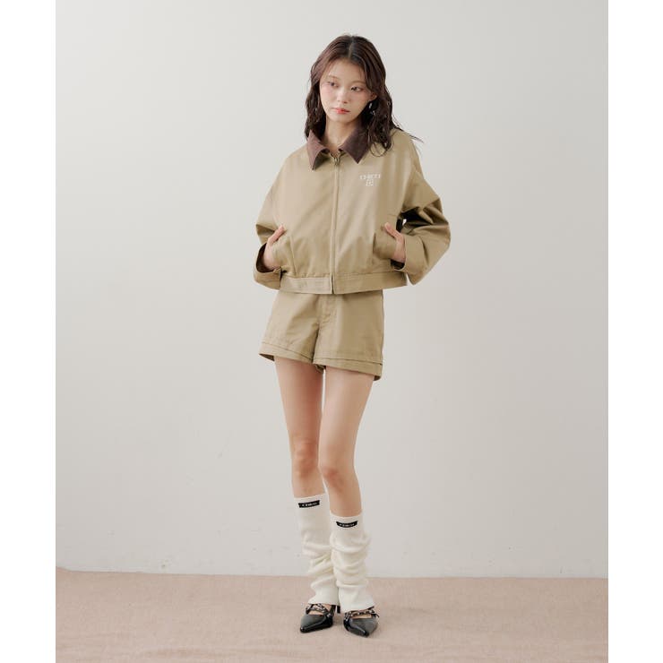 【Chico】衿配色ZIPジャケット | PAL GROUP OUTLET | 詳細画像5 