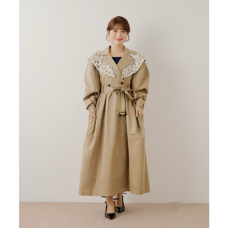 【Chico】2WAYBIGカラーパワショルトレンチCT | PAL GROUP OUTLET | 詳細画像9 