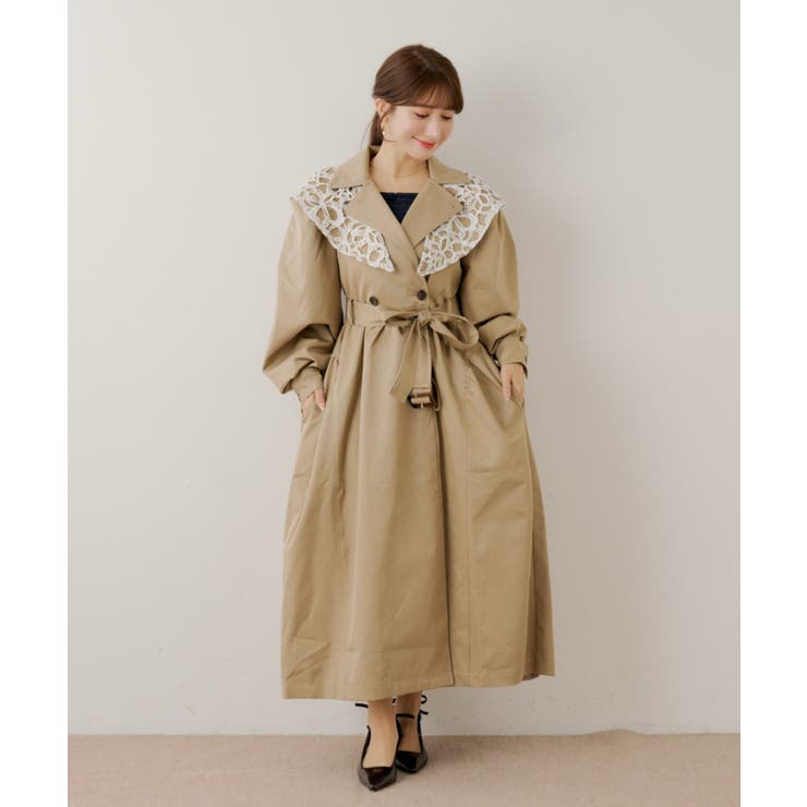 【Chico】2WAYBIGカラーパワショルトレンチCT | PAL GROUP OUTLET | 詳細画像11 