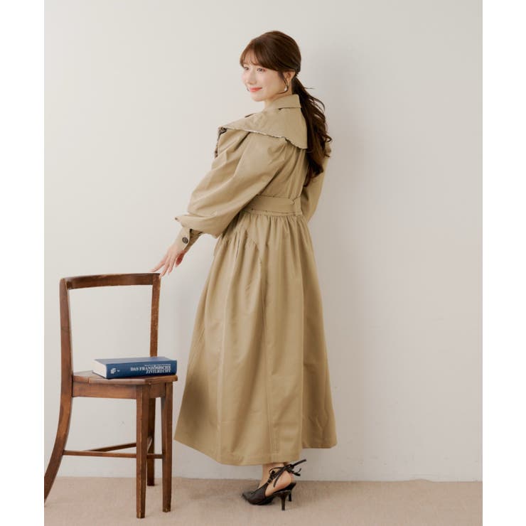 【Chico】2WAYBIGカラーパワショルトレンチCT | PAL GROUP OUTLET | 詳細画像12 