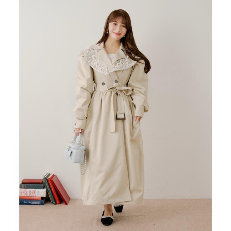 【Chico】2WAYBIGカラーパワショルトレンチCT | PAL GROUP OUTLET | 詳細画像1 