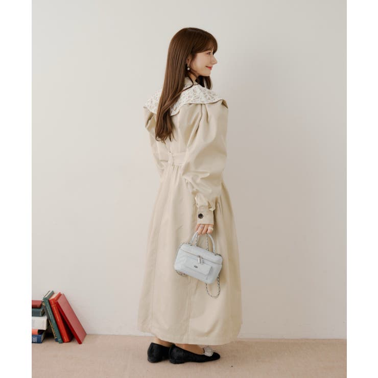 【Chico】2WAYBIGカラーパワショルトレンチCT | PAL GROUP OUTLET | 詳細画像2 