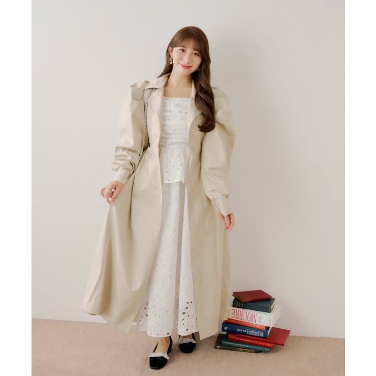 【Chico】2WAYBIGカラーパワショルトレンチCT | PAL GROUP OUTLET | 詳細画像5 