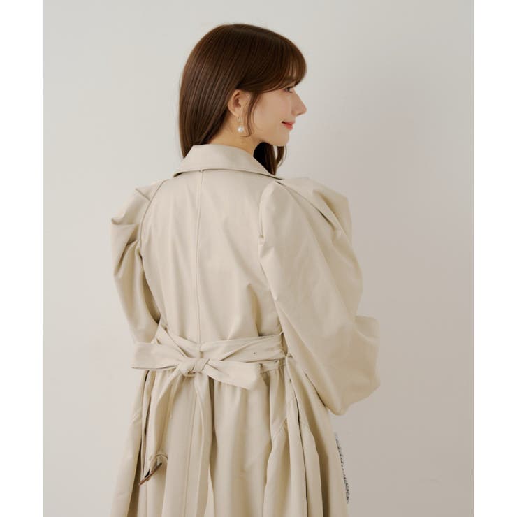 【Chico】2WAYBIGカラーパワショルトレンチCT | PAL GROUP OUTLET | 詳細画像6 