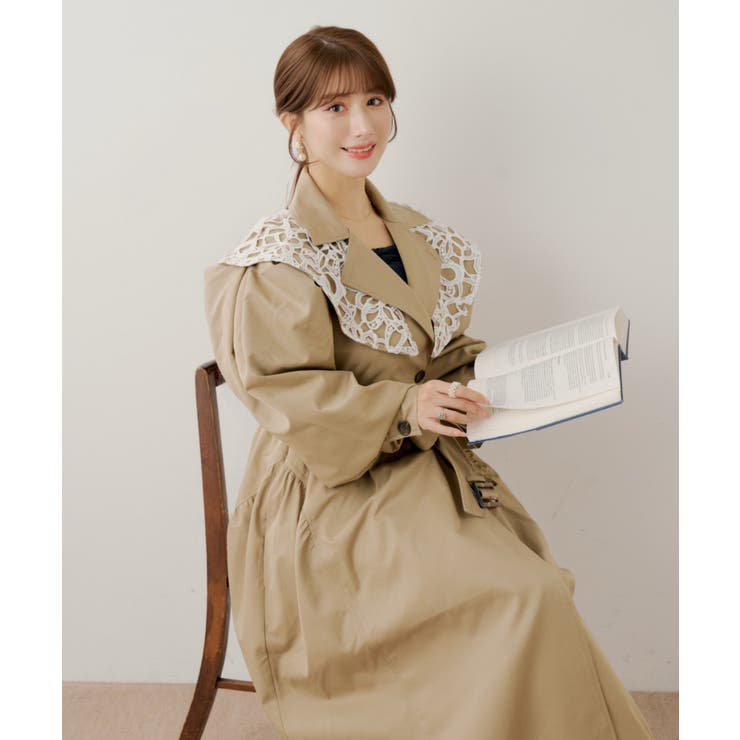 CAM | 【Chico】2WAYBIGカラーパワショルトレンチCT | PAL GROUP OUTLET