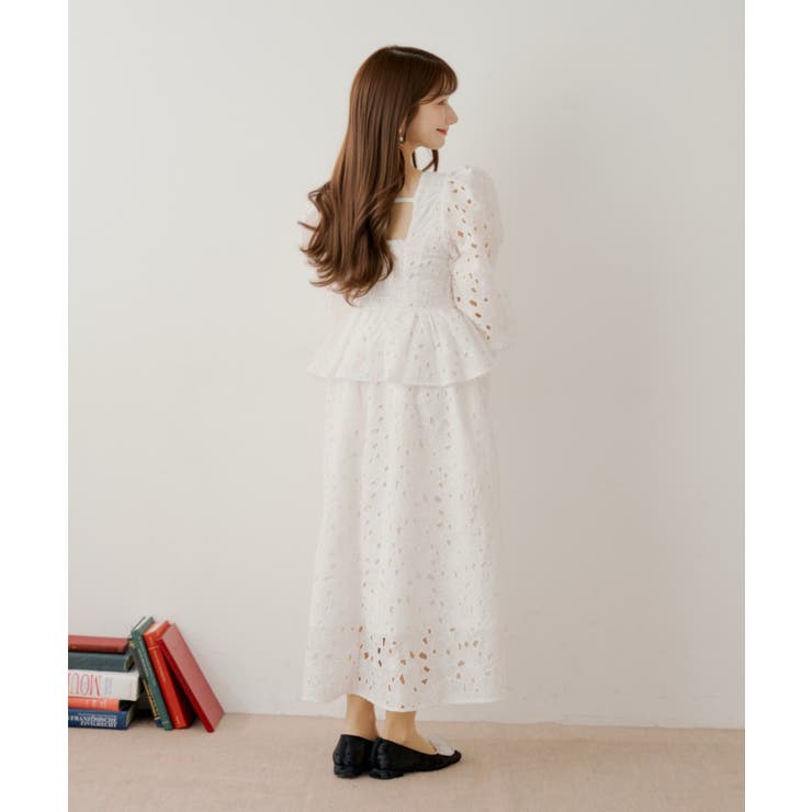 【Chico】パワショルレースペプラムOP | PAL GROUP OUTLET | 詳細画像9 