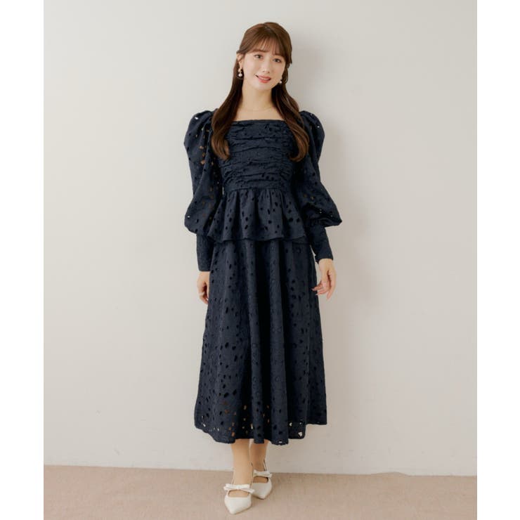 【Chico】パワショルレースペプラムOP | PAL GROUP OUTLET | 詳細画像3 