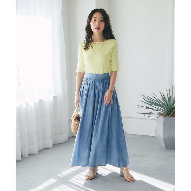 La boutique BonBon】クールタッチUV総針5分袖KN[品番：PALW0008320