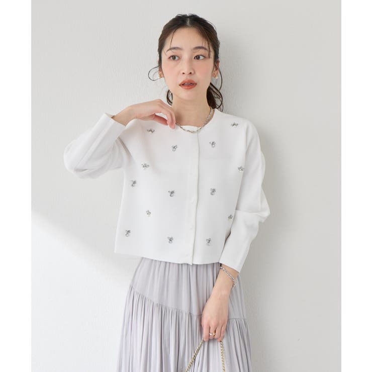 【La boutique BonBon】ビジュー刺繍スポンディッシュJK… | PAL GROUP OUTLET | 詳細画像1 