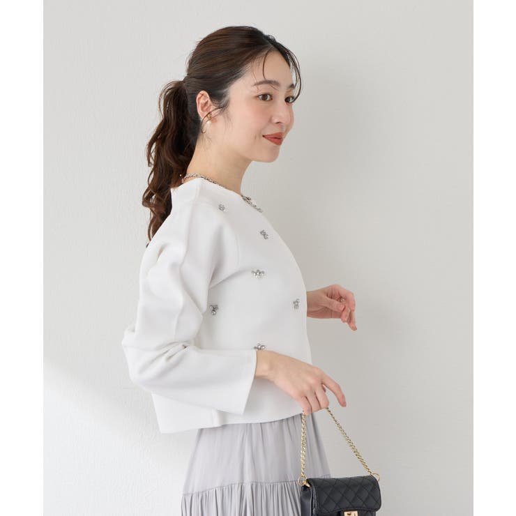 【La boutique BonBon】ビジュー刺繍スポンディッシュJK… | PAL GROUP OUTLET | 詳細画像2 