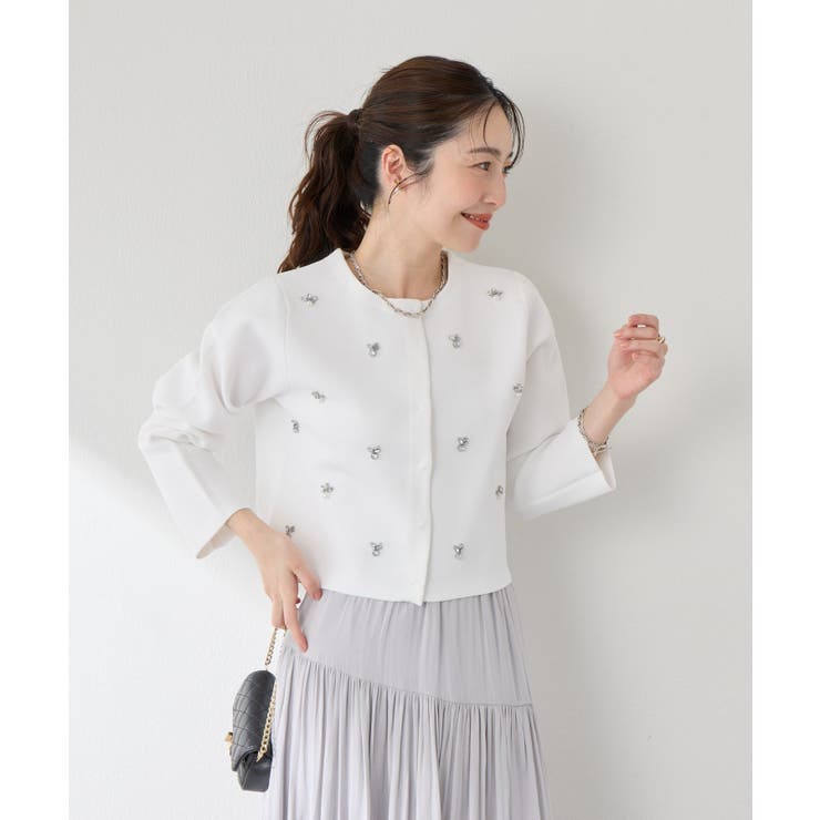 【La boutique BonBon】ビジュー刺繍スポンディッシュJK… | PAL GROUP OUTLET | 詳細画像4 