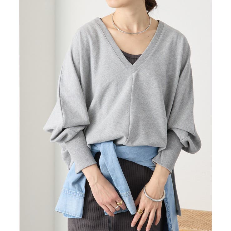 GY | 【RIVE DROITE】ドルマンオーバースウェット | PAL GROUP OUTLET