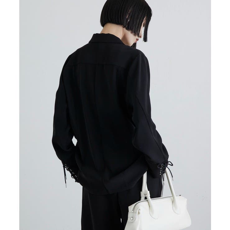 【Lui's】袖口レースアップシャツJKT | PAL GROUP OUTLET | 詳細画像2 