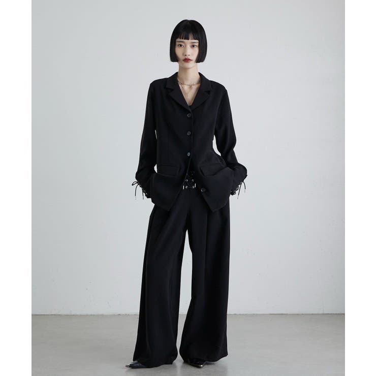 【Lui's】袖口レースアップシャツJKT | PAL GROUP OUTLET | 詳細画像3 